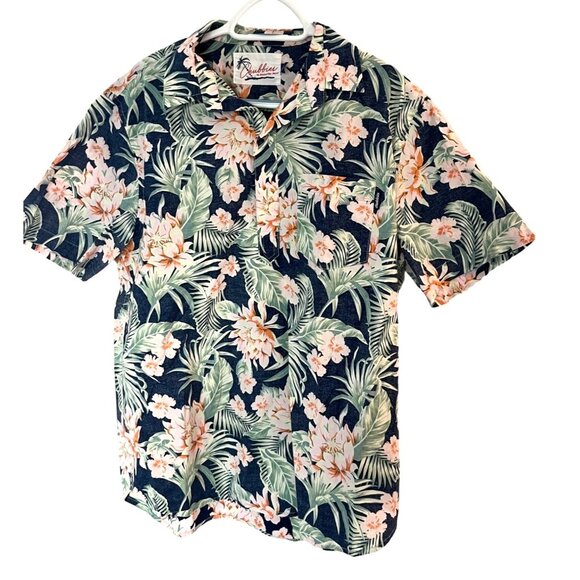 Chubbies Mens Floral Hawaiian Friday Shirt Short Sleeve Button Up Sz L - Picture 3 of 8